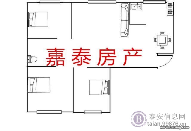 S六中 彩虹小区 紫竹文苑两室朝阳精装修送家具家电
